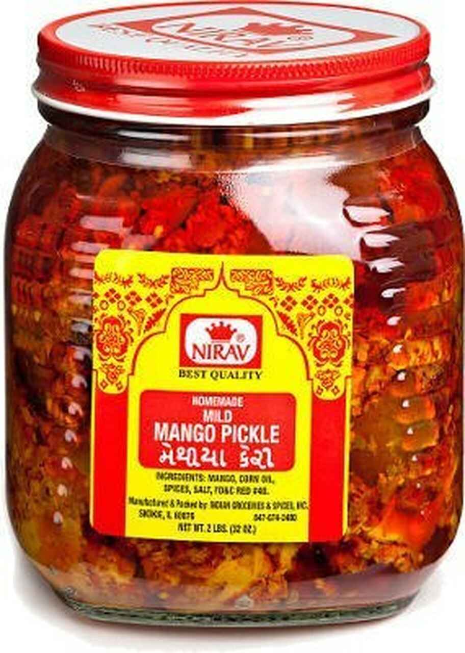 NIRAV MILD MANGO PICKLE 2 Lbs