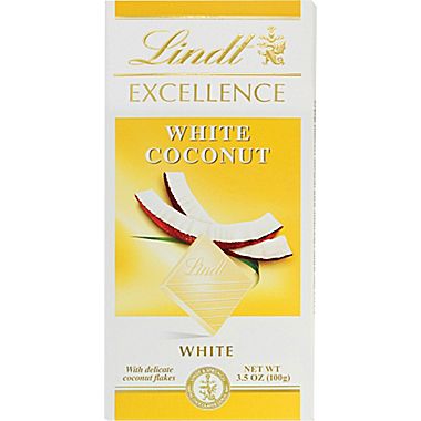 LINDT WHITE COCONUT CHOC 0.22 Lbs