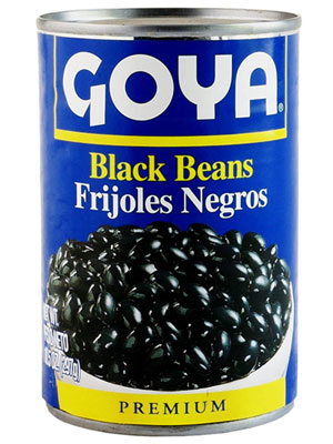 GOYA BLACK BEANS 1 Lbs