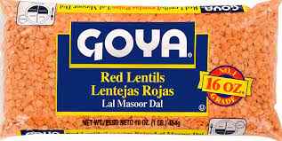 GOYA RED LENTILS 1 Lbs