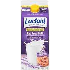 LACTAID FAT FREE MILK 4 Lbs