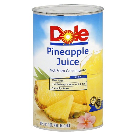 DOLE PINEAPPLE JUICE 3.69 Lbs