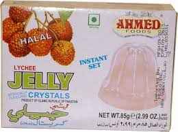 AHMED LYCHEE JELLY CRYSTALS 0.19 Lbs