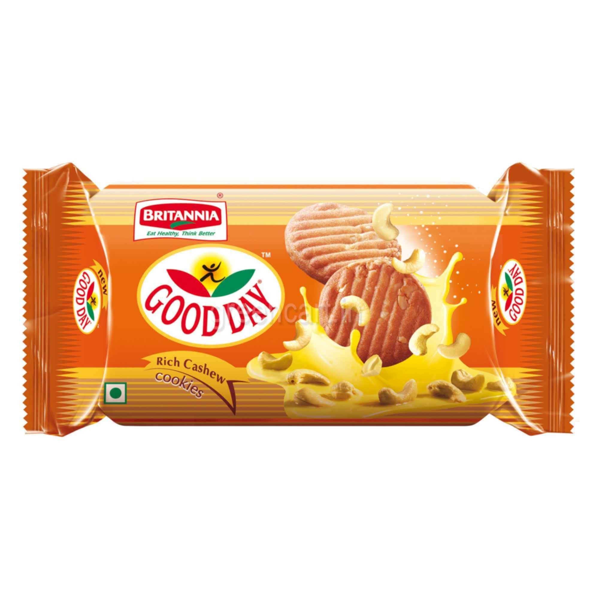 BRITANNIA GOOD DAY CASHEW COOKIES 0.16 Lbs