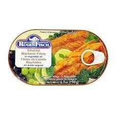 RUGEN SMKD MACKEREL IN VEGOIL 0.42 Lbs