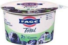FAGE TOTAL 2% YOGURT BLUEBERRY 0.33 Lbs