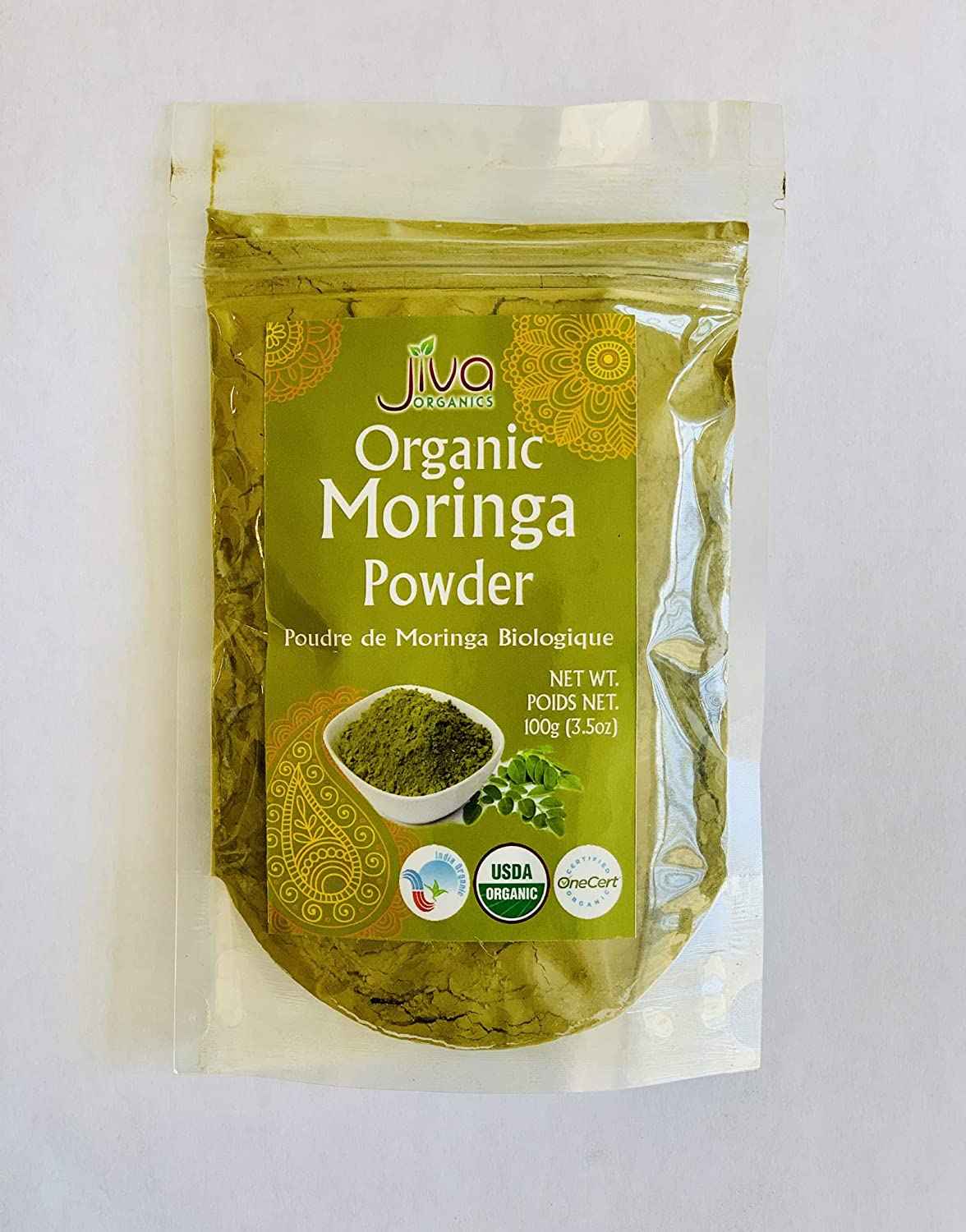JIVA ORGANIC MORINGA POWDER 0.22 Lbs