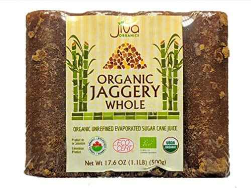 JIVA ORGANIC JAGGERY WHOLE 1.1 Lbs