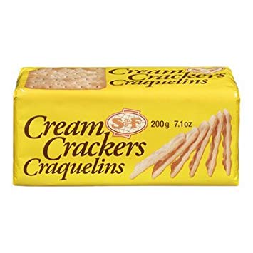 S&F CREAM CRACKERS 0.44 Lbs