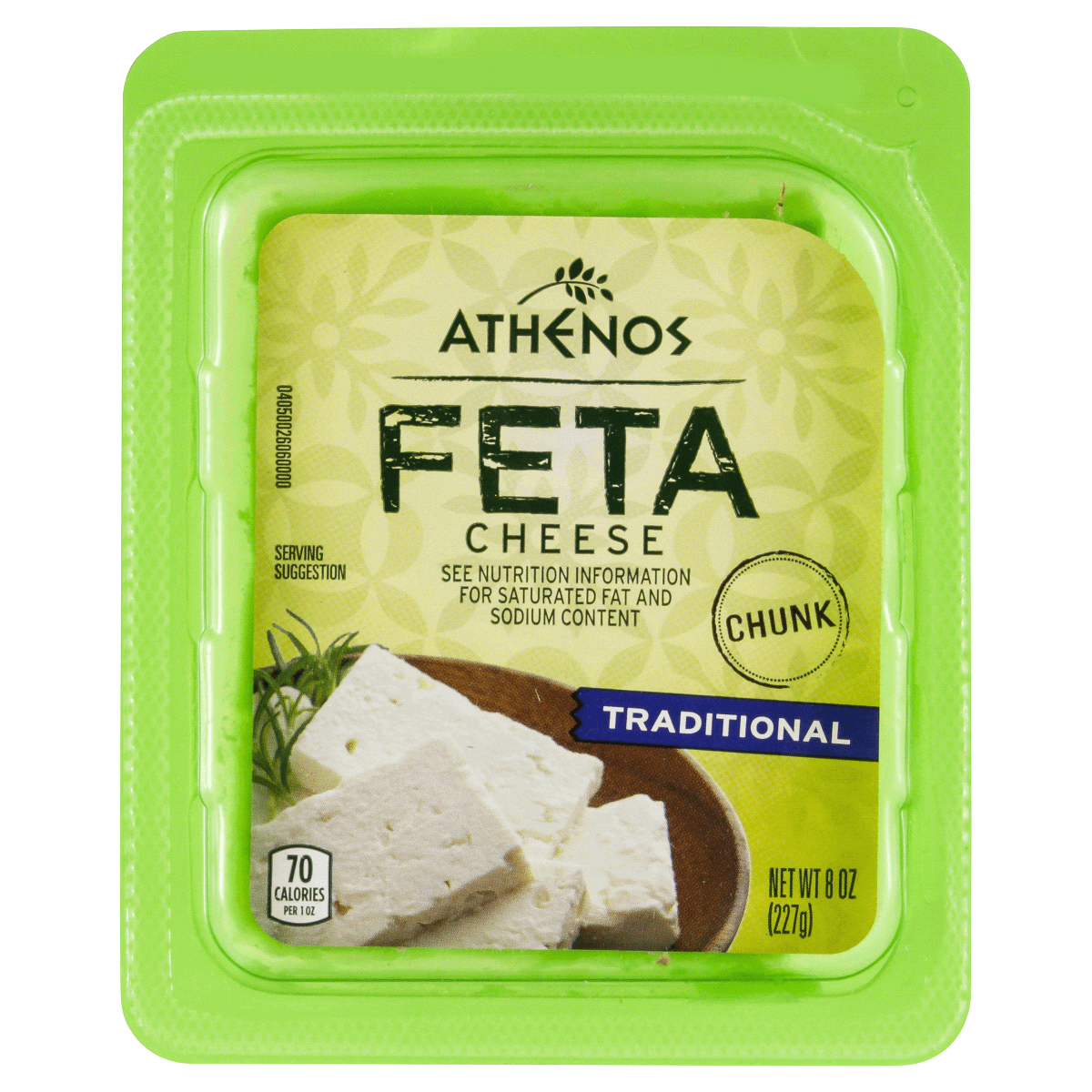 Athenos Traditional FETA Cheese 0.5 Lbs