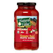 NV ORGANIC TOMATO BASIL PASTA SC 1.5 Lbs