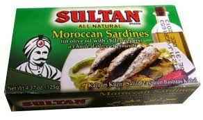SULTAN SARDINES SL/BL IN OLIVEOIL 0.27 Lbs