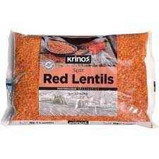 KRINOS RED LENTILS 2.2 LBS