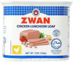 ZWAN CHICKEN LUNCHEON LOAF 0.75 Lbs