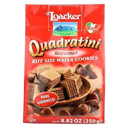 LOACKER HAZELNUT WAFERS 0.55 Lbs