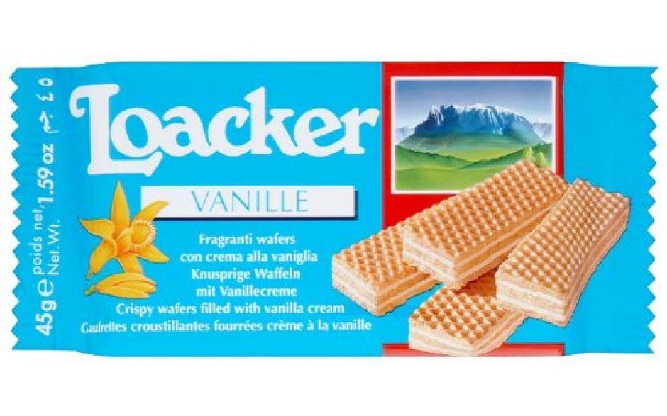 LOACKER VANILLA WAFERS 0.55 Lbs