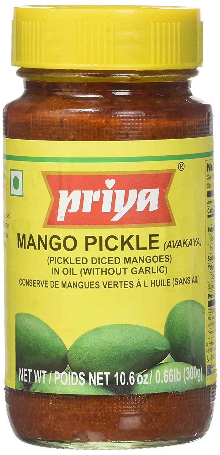 PRIYA MANGO PICKLE AVAKAYA 0.66 Lbs