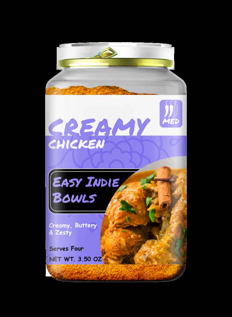 EASY INDIE BOWLS CREAMY CHICKEN 0.22 Lbs