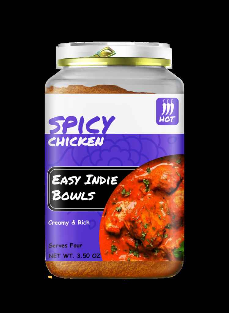 EAST INDIE BOWLS SPICY CHICAKEN 0.22 Lbs