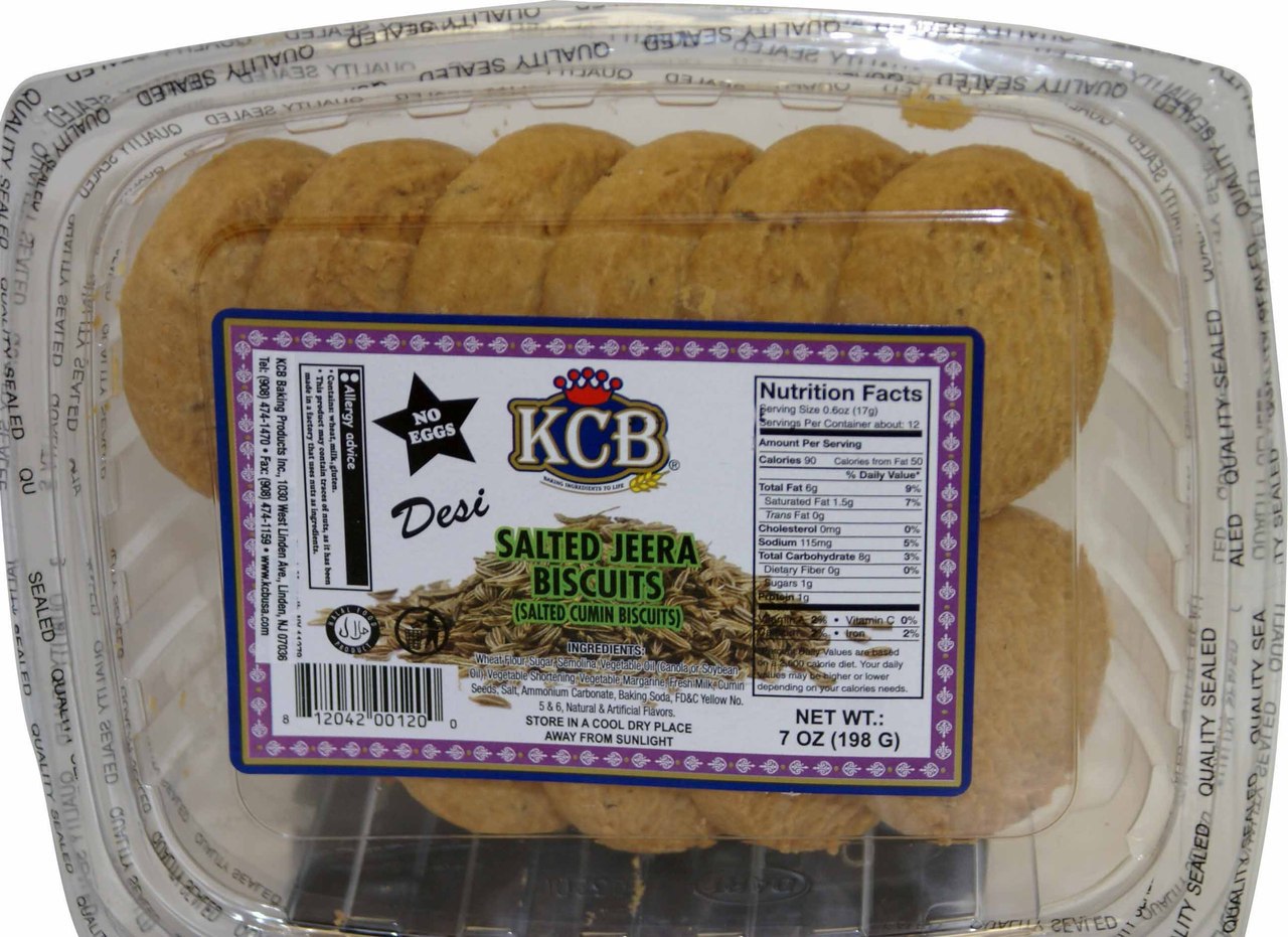 KCB SALTED ZEERA BISCUITS 0.75 Lbs