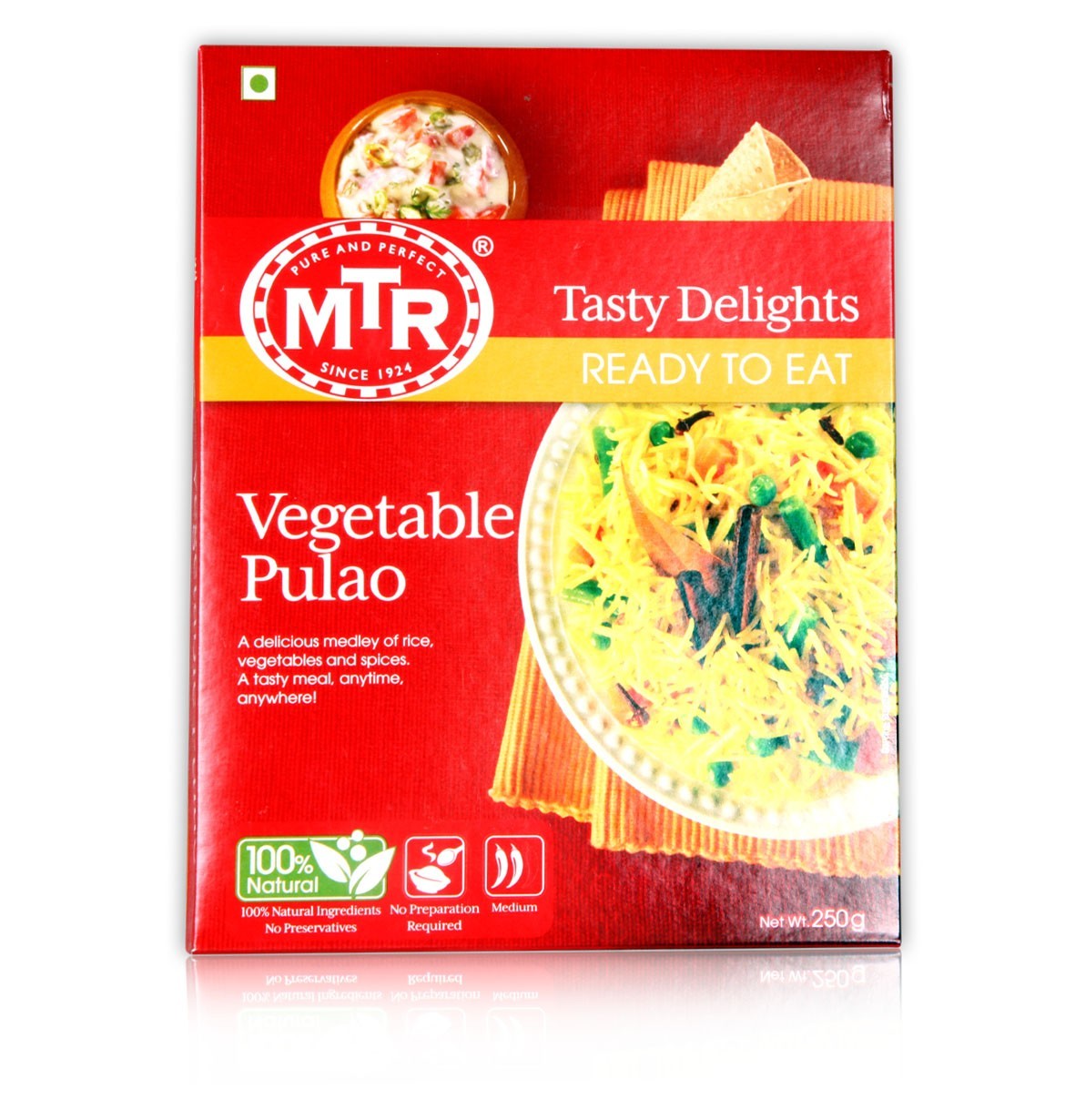 MTR   VEGETABLE PULAO 0.55 Lbs