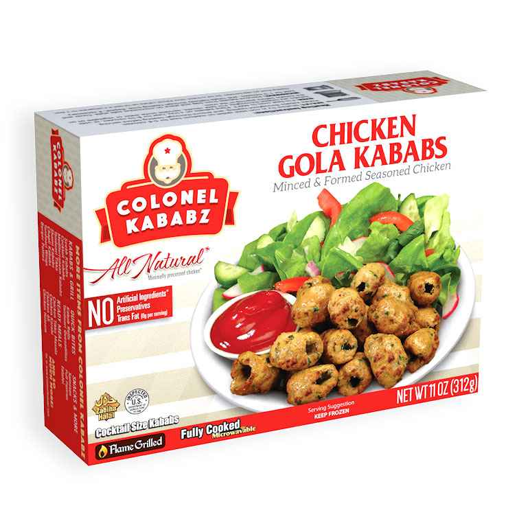 COLONEL KABAB CHICKEN GOLA KABAB 0.69 Lbs