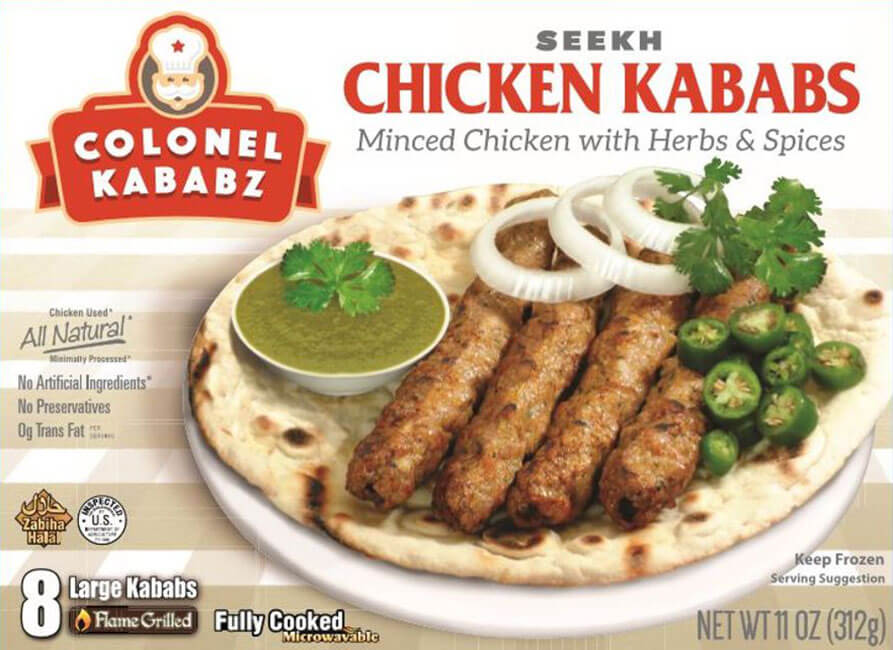 Colonel Chicken Seekh Kabab 0.69 Lbs