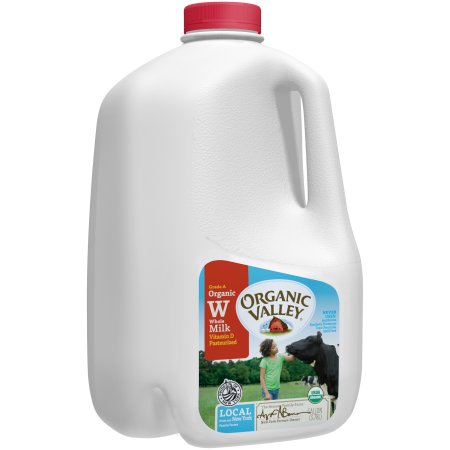 MILK ORGANIC VALLEY WHOLE 8.34 Lbs