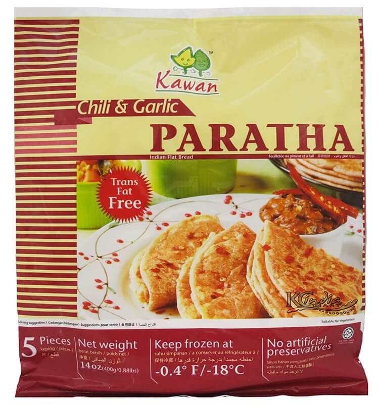 PARATHA   Kawan Chili Garlic Paratha 0.88 Lbs