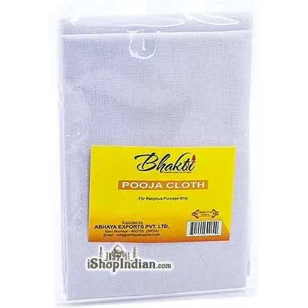 Bhakti Pooja Cloth White