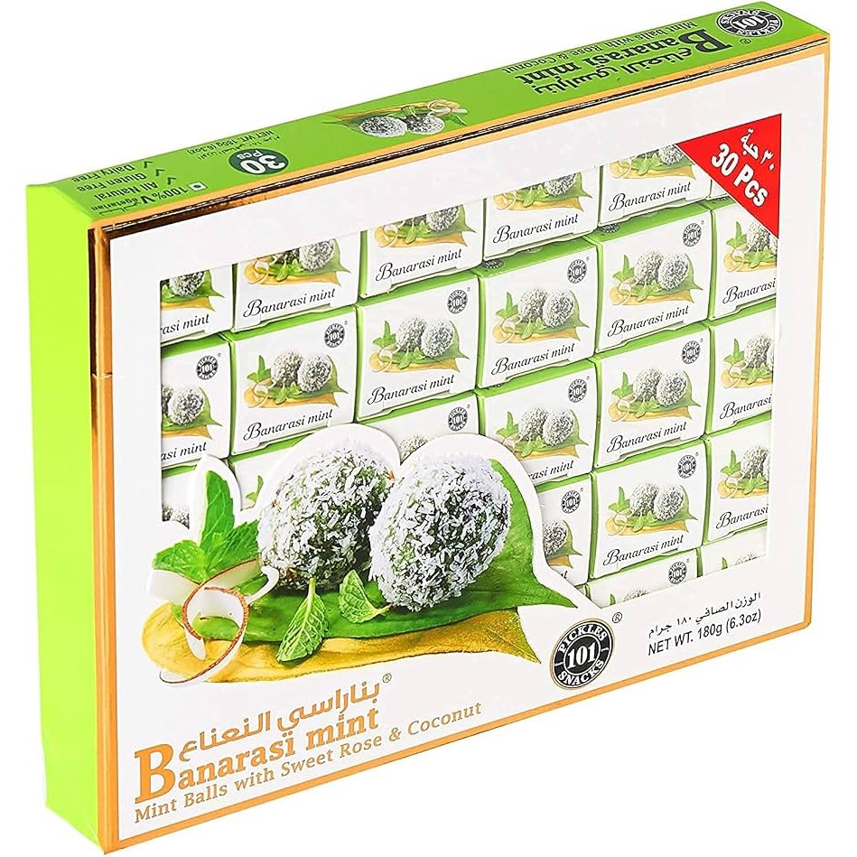 BANARASI MINT BALLS WITH SWEETROSE 180 GM
