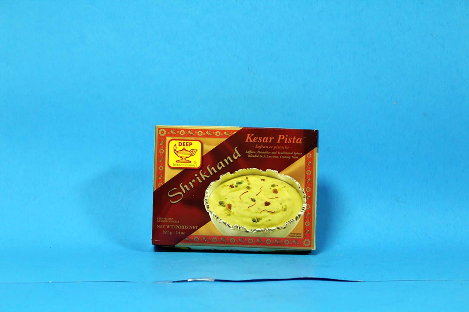 DEEP FROZEN KESAR PISTA SHRIKH 14 OZ