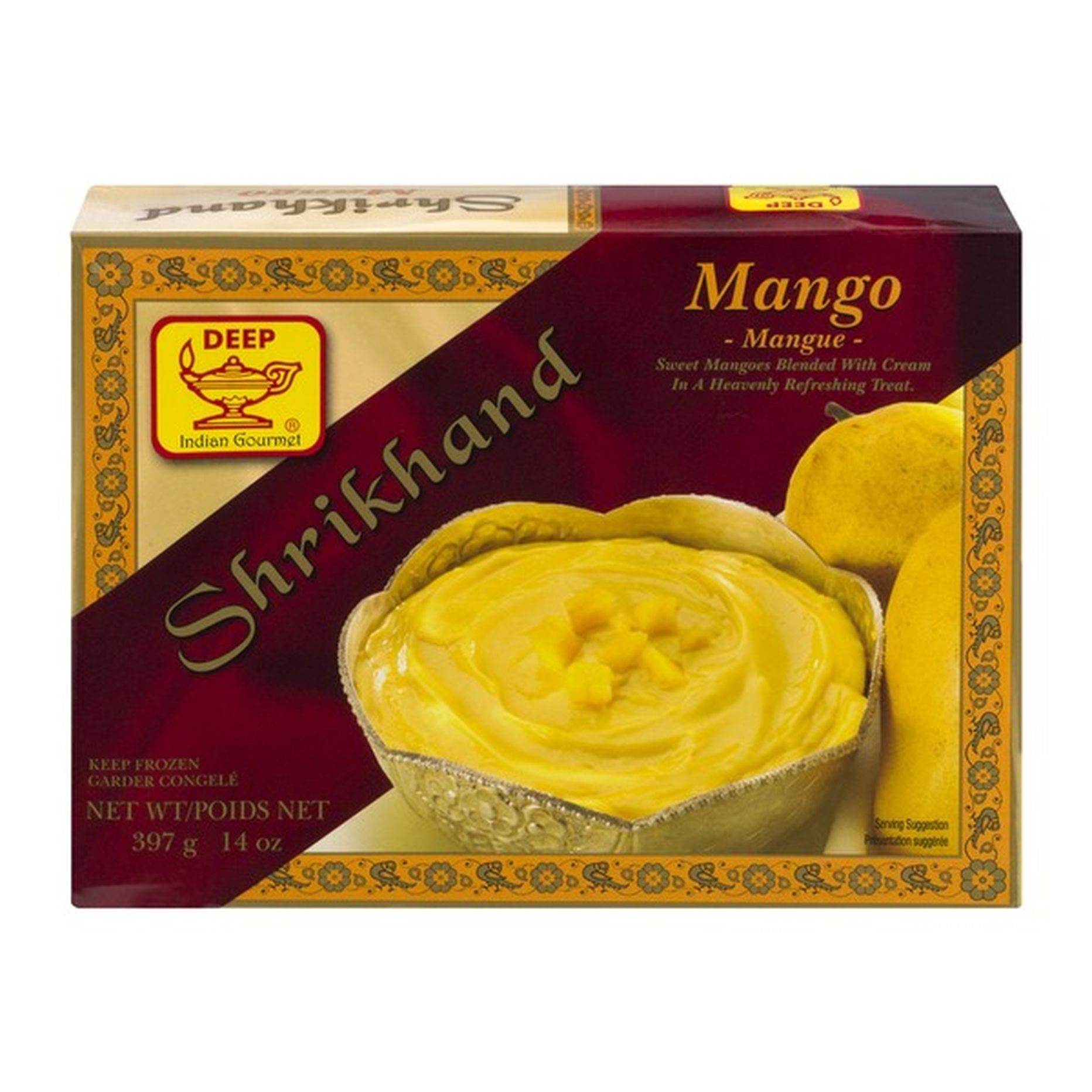 DEEP SHRIKHAND MANGO 14 OZ
