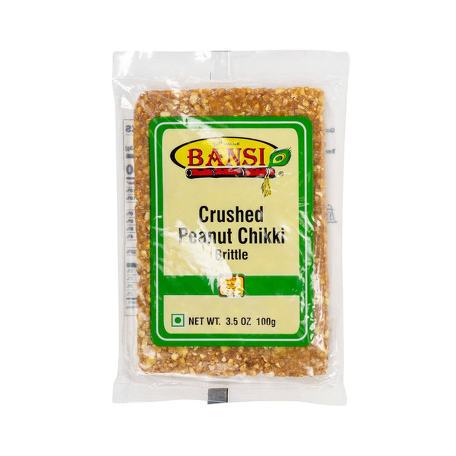 BANSI CRUSHED PEANUT CHIKKI 3.5 OZ