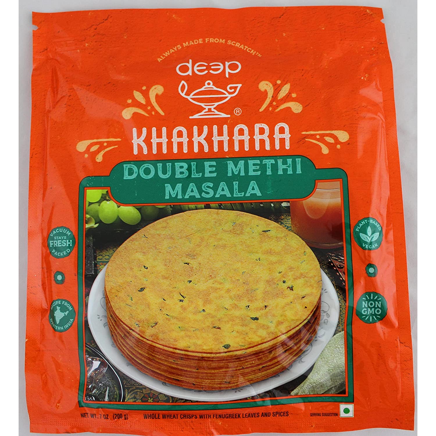 DEEP DOUBLE METHI MASALA KHAKHARA 200 GM