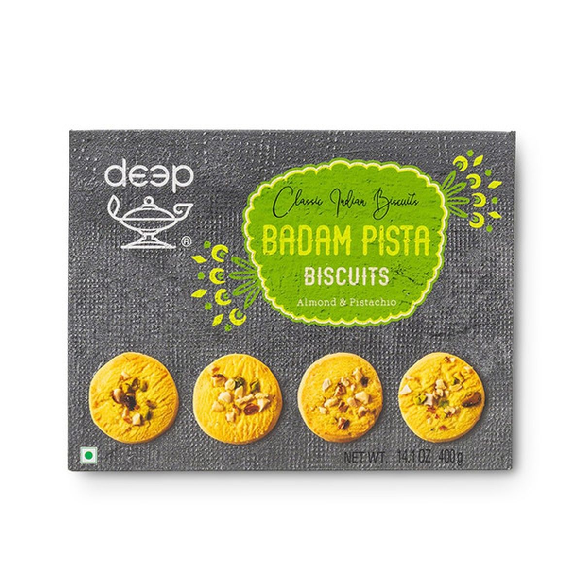 DEEP BADAM PISTA BISCUITS 400 GM