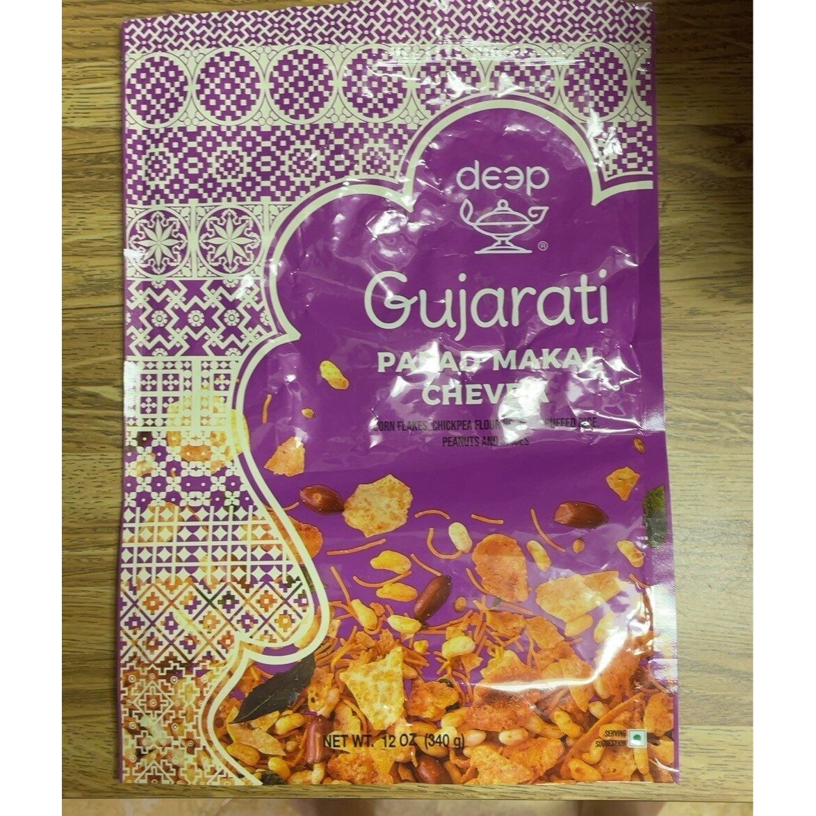 DEEP GUJARATI PAPAD MAKAI CHEVDA 12 OZ