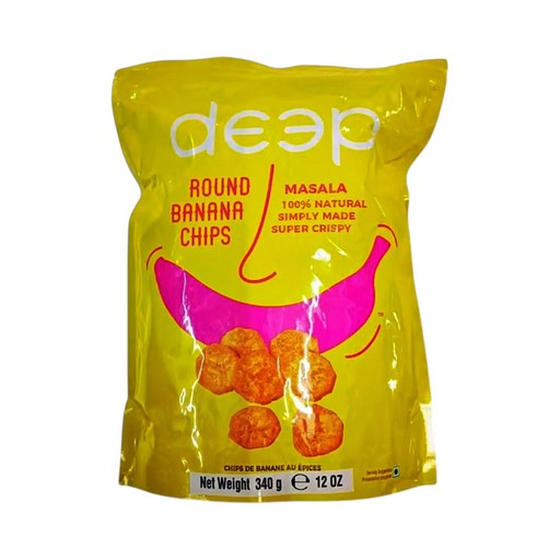 DEEP ROUND BANANA MASALA CHIPS 340 GM
