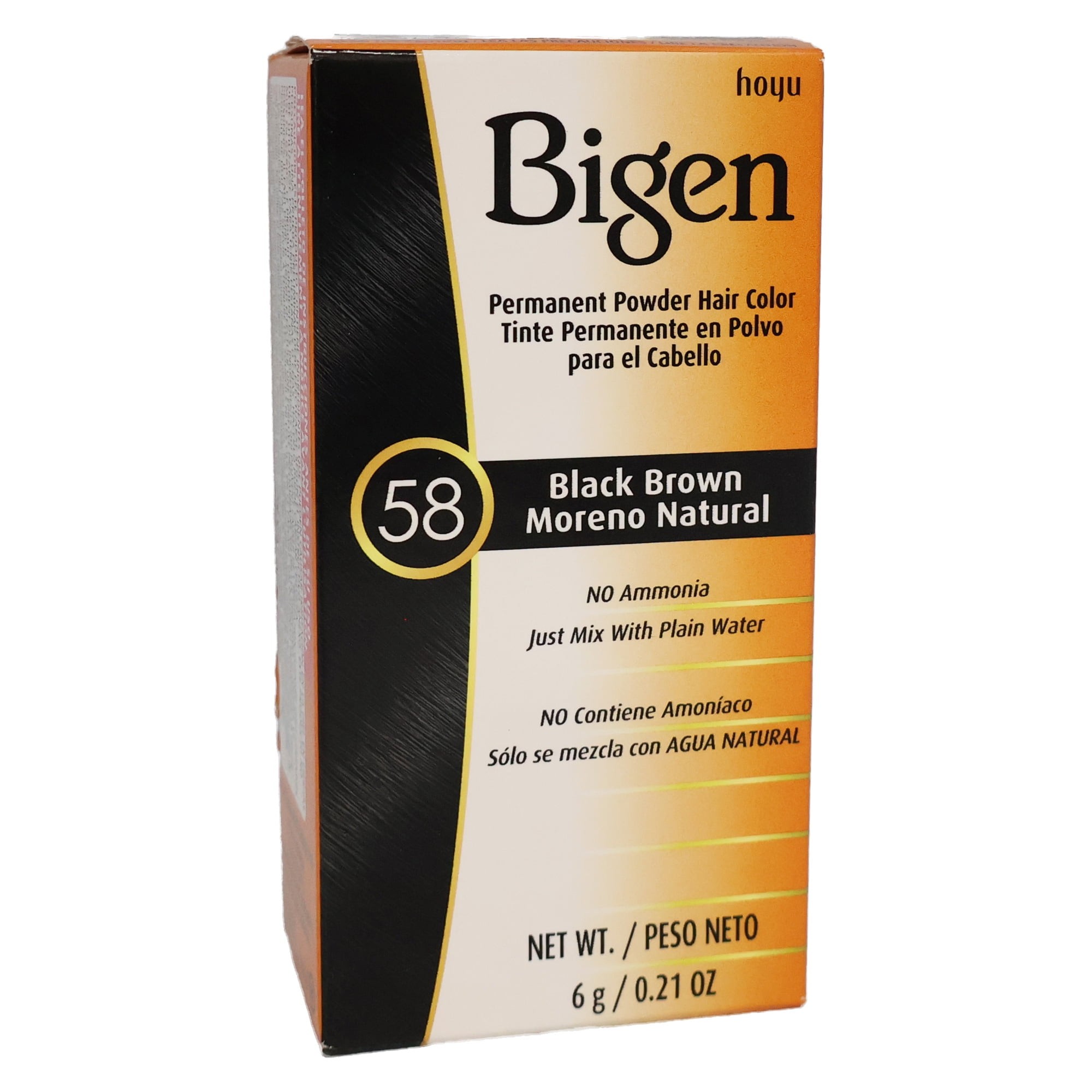 HAIR DYE 58(BLACK BROWN) BIGEN 6 GM