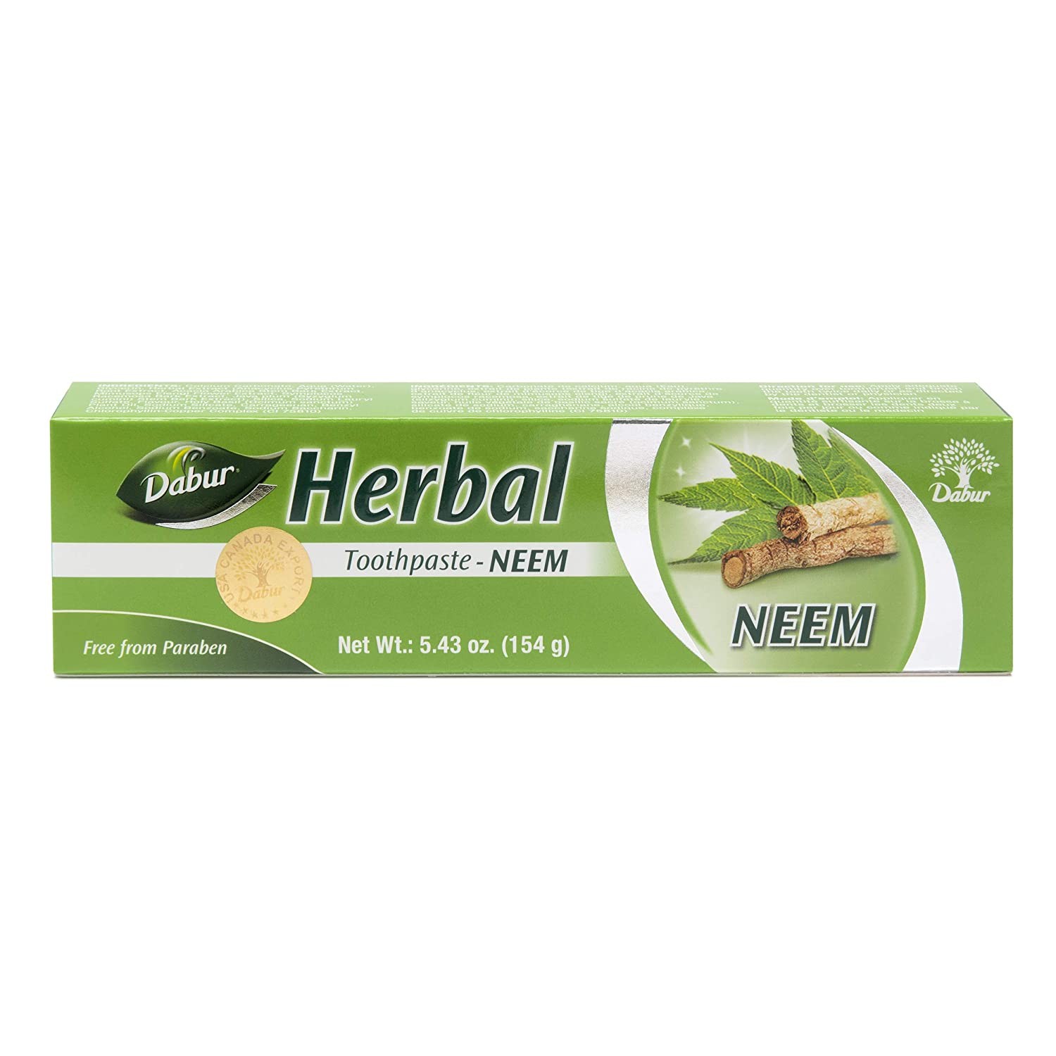 Dabur Herbal Neem Toothpaste 5.43 OZ