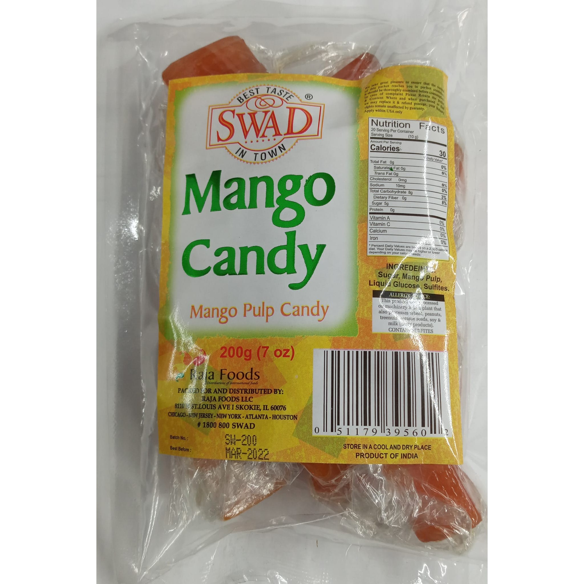 Swad Mango Candy 200 GM