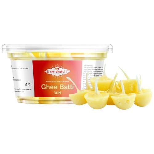 BHAKTI GHEE BATI FOR DIYA 30 PCS