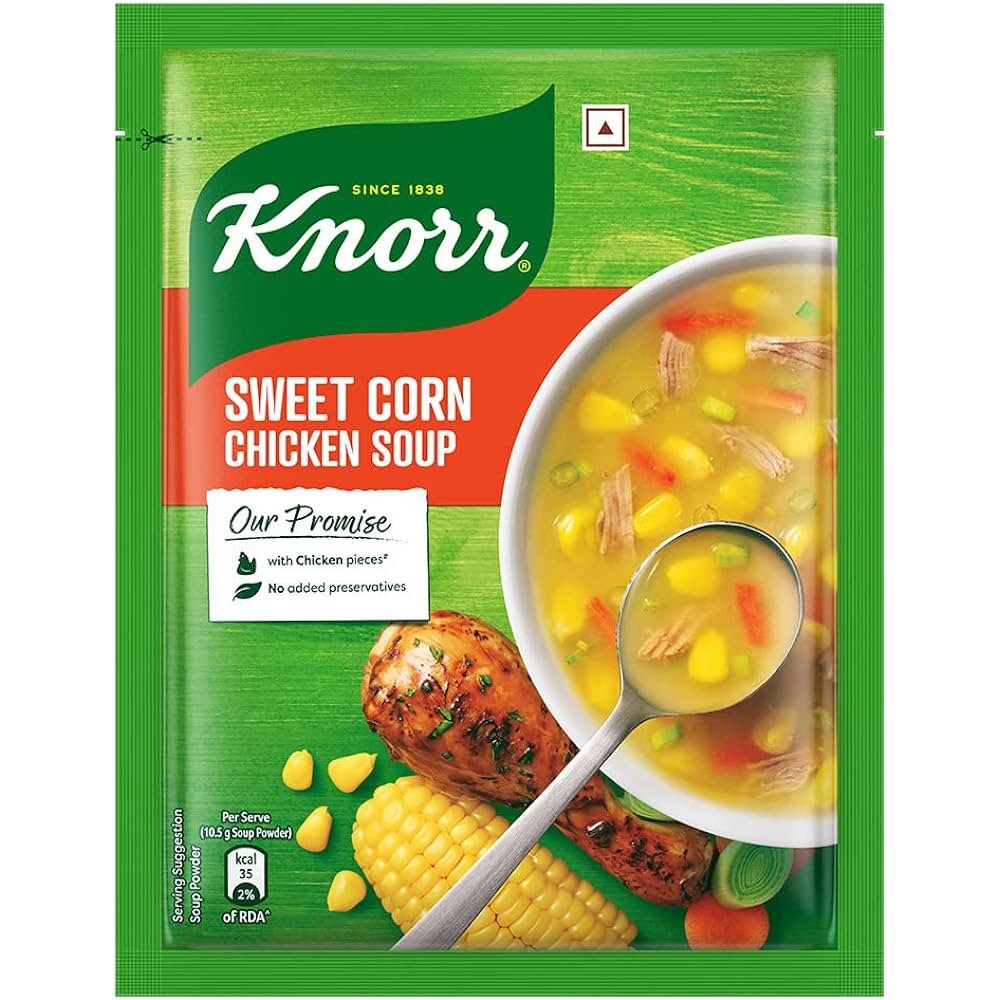 Knorr Sweet Corn & Chicken Soup Mix 42 GM