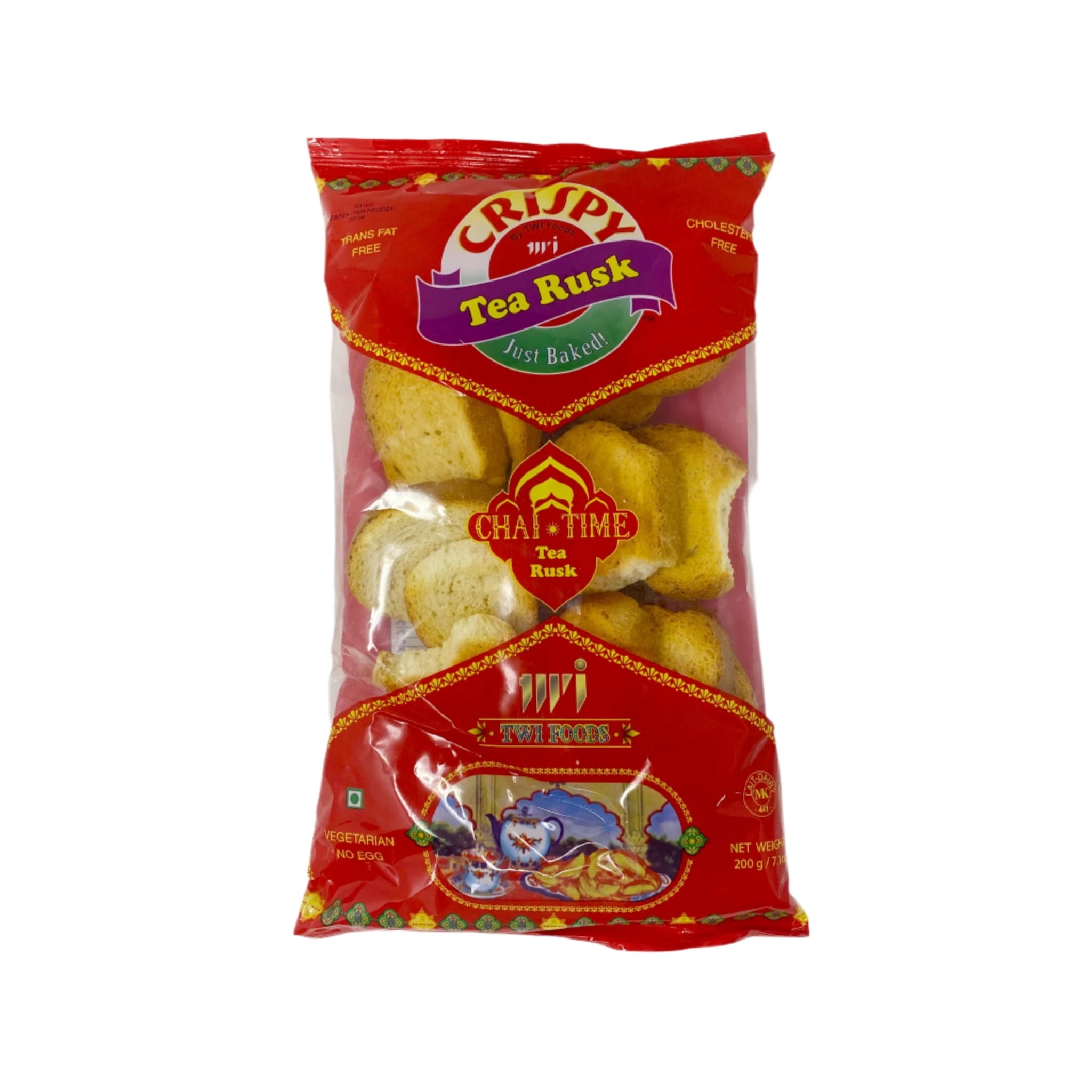 Crispy Tea Rusk Red 200 GM