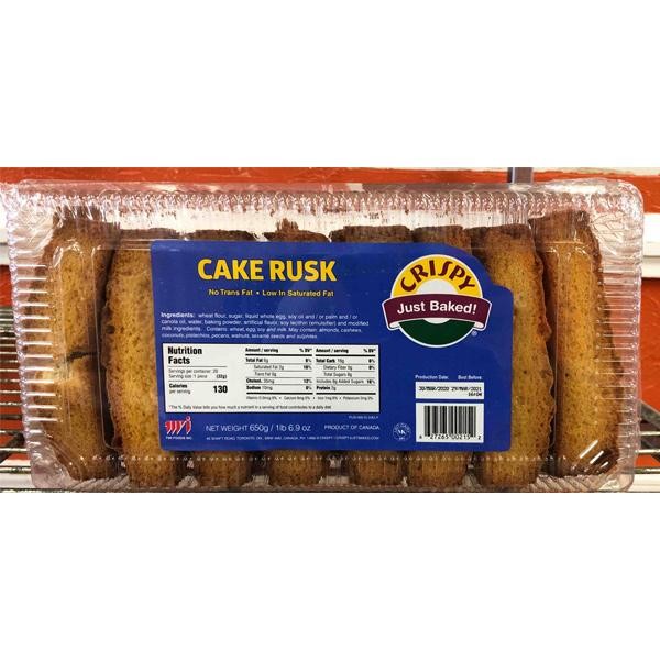 Crispy Cake Rusk 650 GM