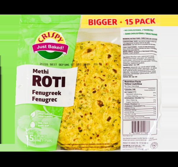 CRISPY METHI ROTI 15 COUNT