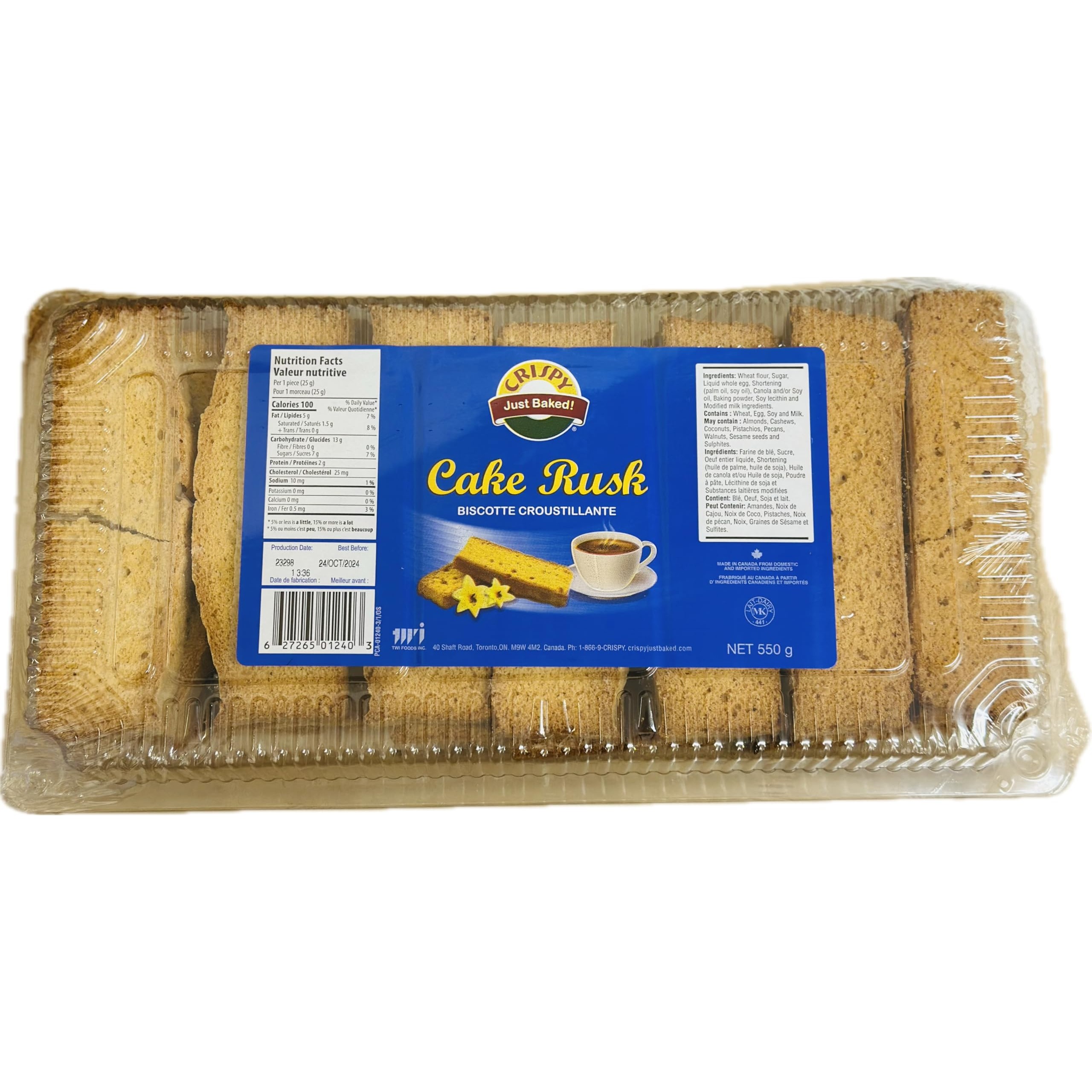 Crispy Cake Rusk 550 GM