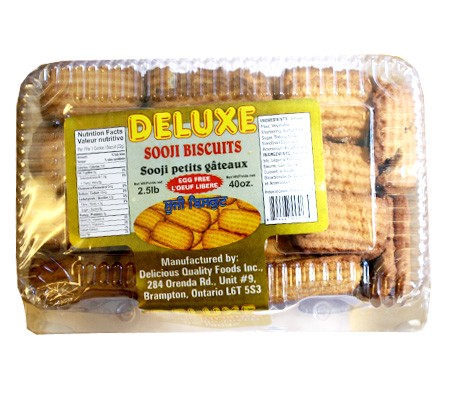 Deluxe Sooji Biscuits 2.25 LBS
