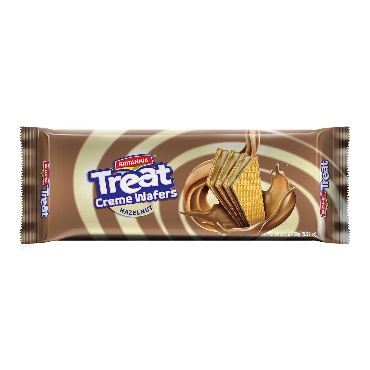 BRITANNIA TREAT HAZELNUT WAFER 150 GM