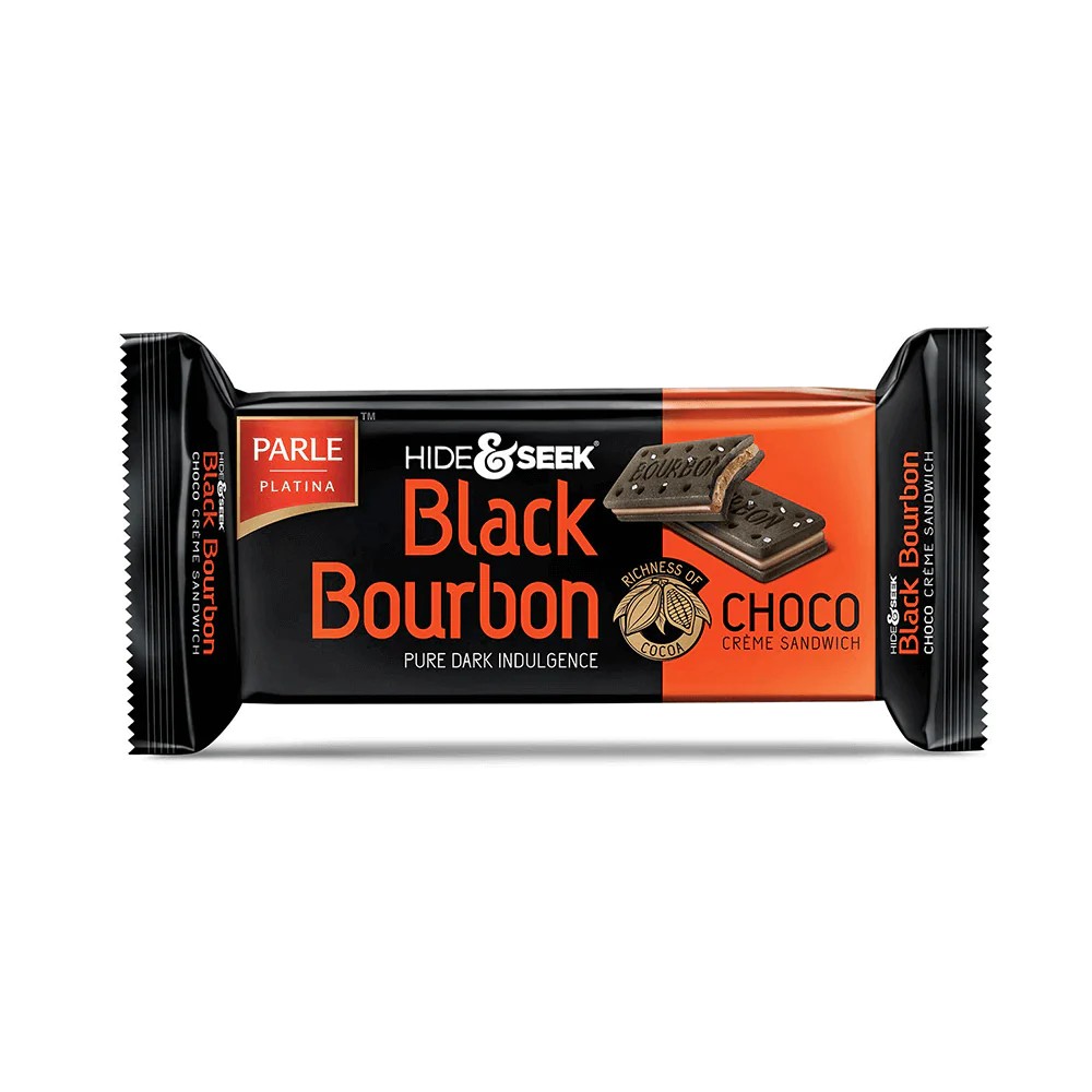 Parle Hide & Seek Black Bourbon Choco 100 GM